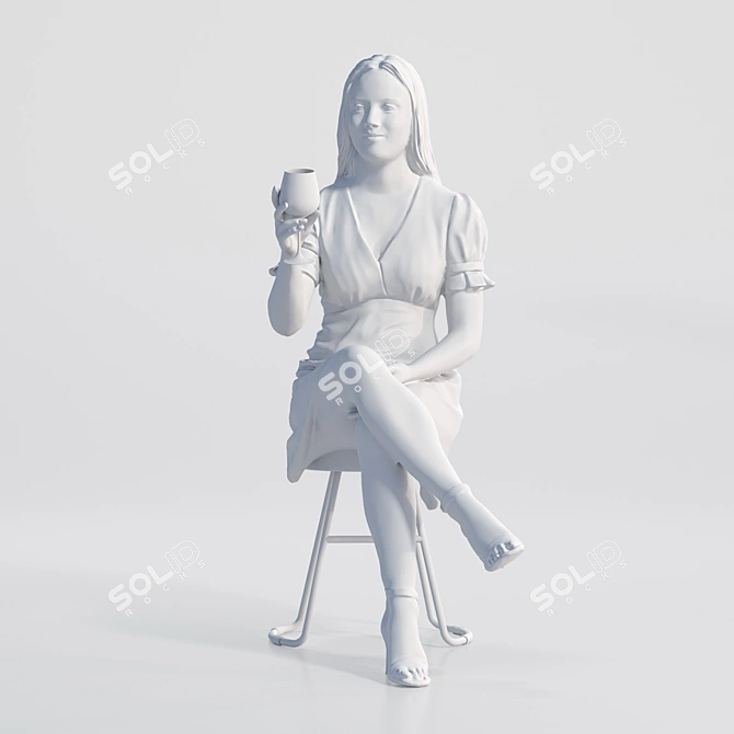 Zoe 3D Model - High Quality & Detailed 3D model image 3