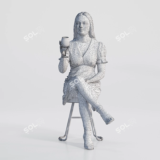 Zoe 3D Model - High Quality & Detailed 3D model image 4