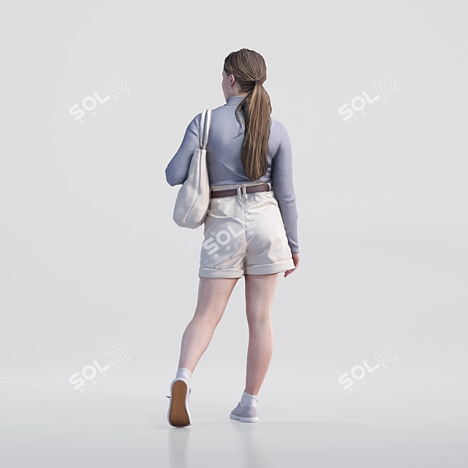 Zoe 1614: High-Quality 3D Model 3D model image 2