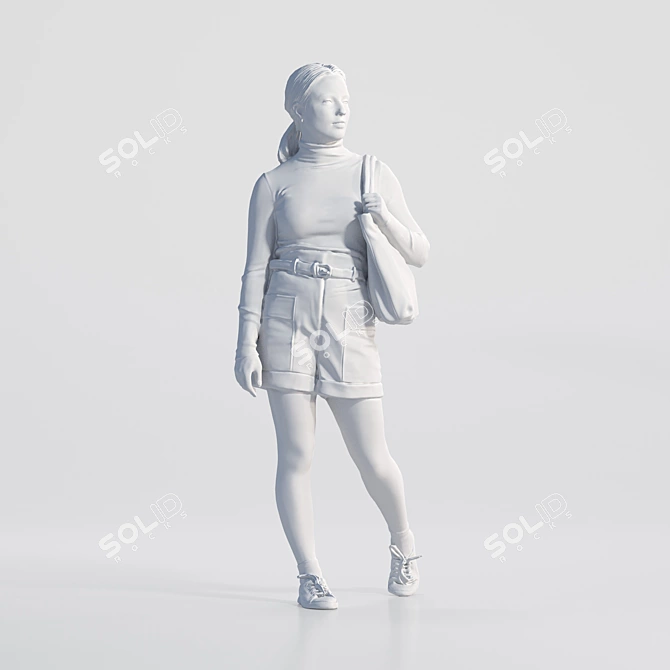 Zoe 1614: High-Quality 3D Model 3D model image 3