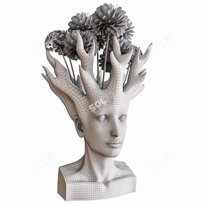 Elegant Rendered Vase: 3Ds Max Format 3D model image 5