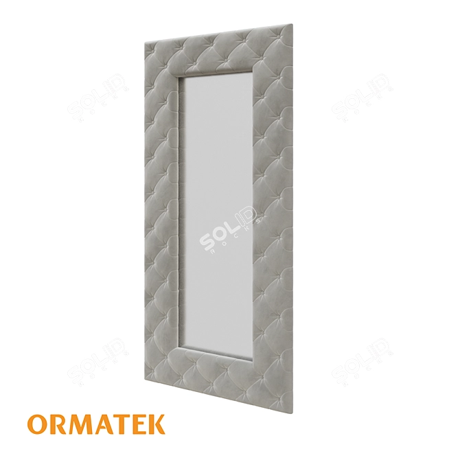 Luxe Verda Mirror: Sleek & Stylish Reflective Accent 3D model image 1