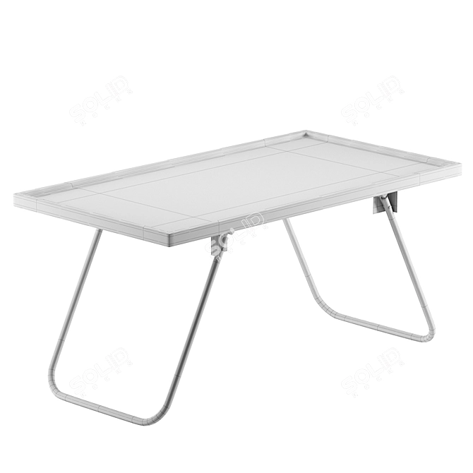 Modern Hospital Dining Table 3D model image 5