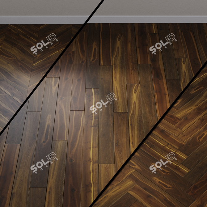 Provence Parquet Oak Tobacco Brown 3D model image 1