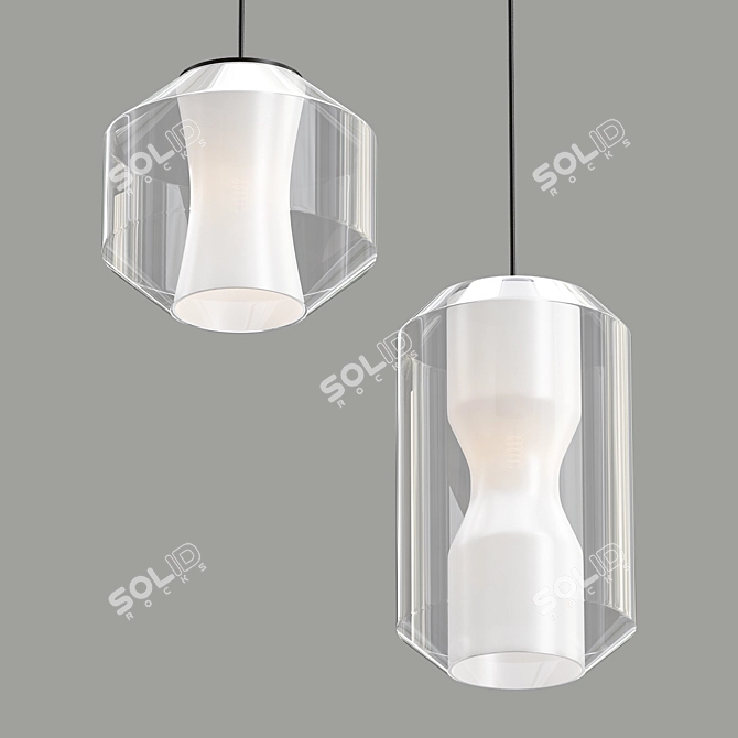 Elegant INIS Design Lamps 3D model image 1