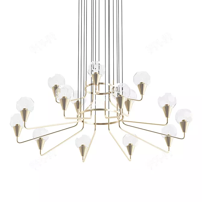 Elegant CREIL Design Lamps 3D model image 1