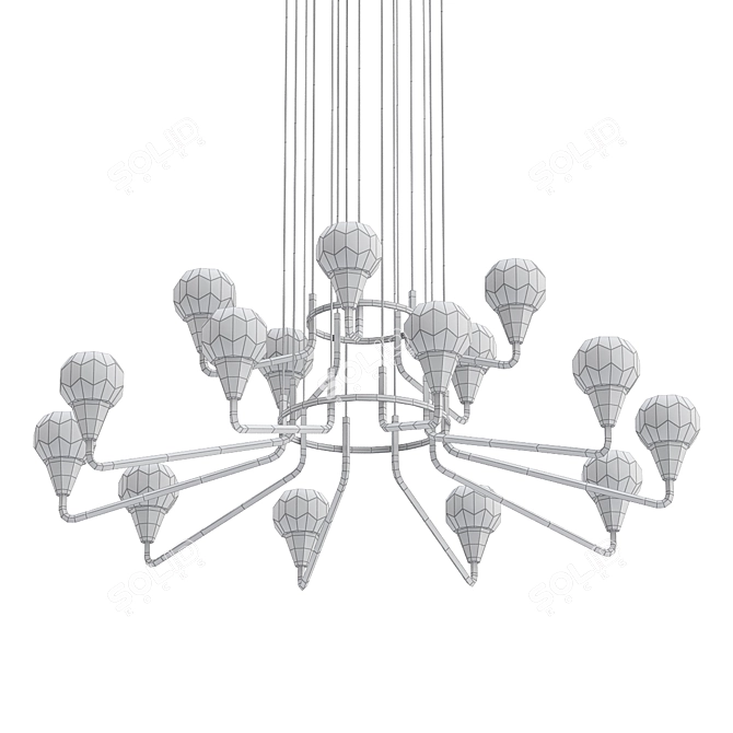 Elegant CREIL Design Lamps 3D model image 2