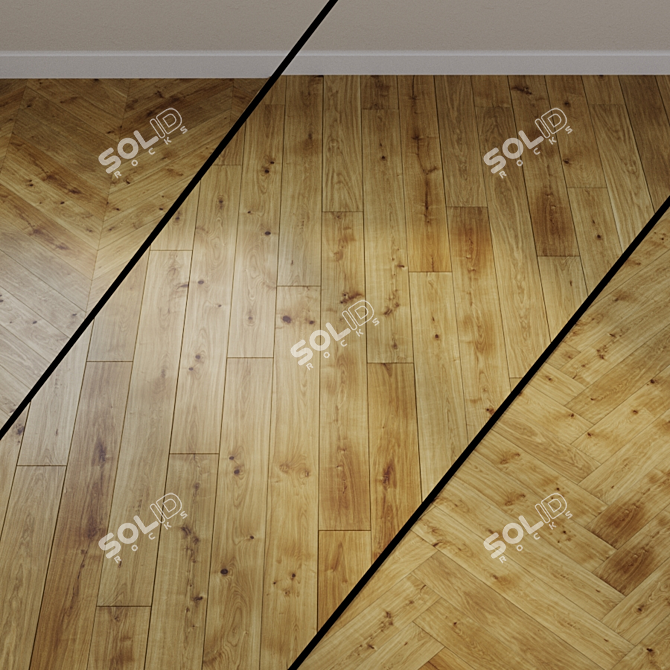 Ter Hurne Unique Oak Parquet 3D model image 1