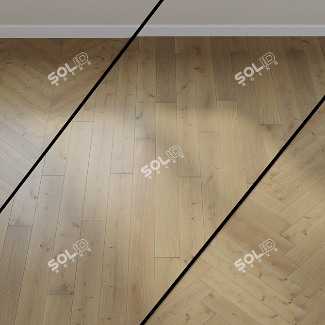 Gray Oak Parquet by Ter Hürne 3D model image 1