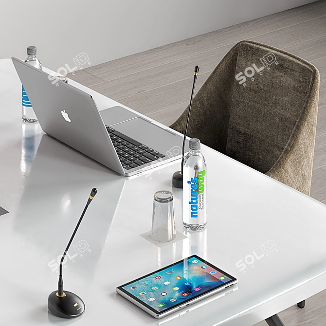 Modern Conference Table 2015: V-Ray, Corona, 3Ds Max 3D model image 2