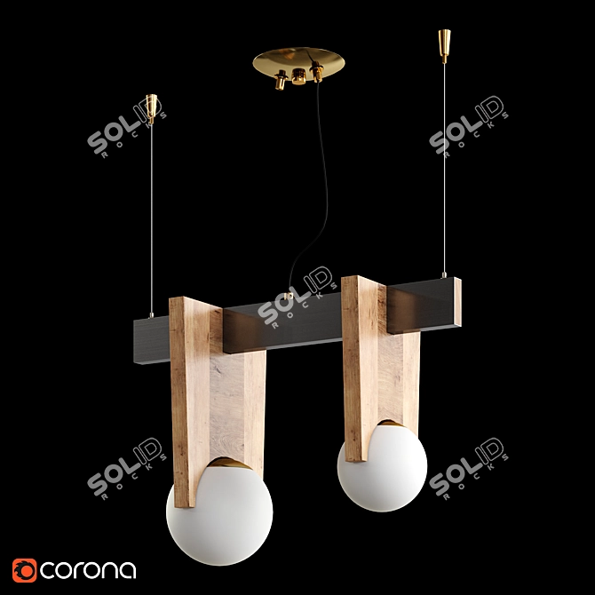 Versatile Hanging Lamp: Juliette.SD 3D model image 1