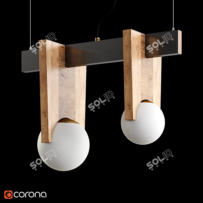 Versatile Hanging Lamp: Juliette.SD 3D model image 2