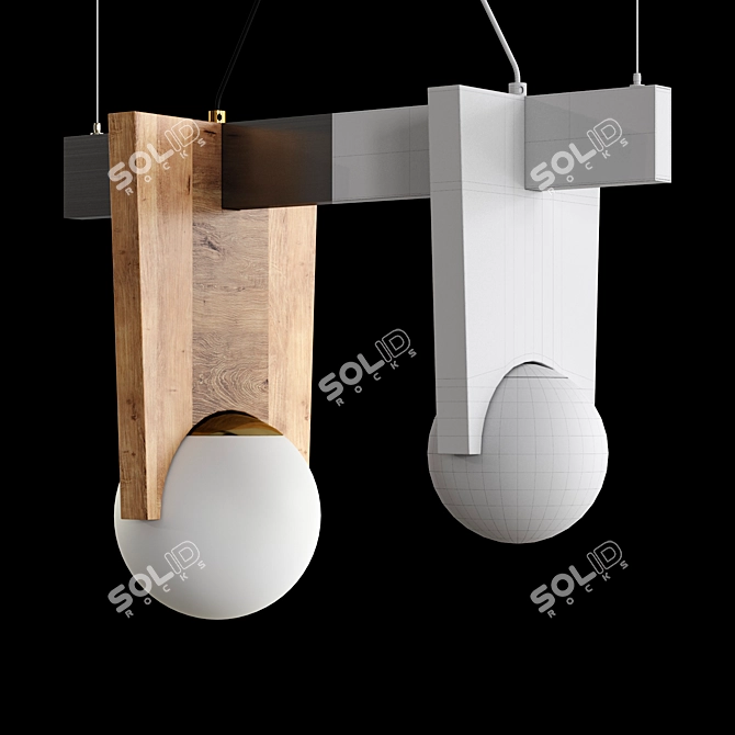 Versatile Hanging Lamp: Juliette.SD 3D model image 4