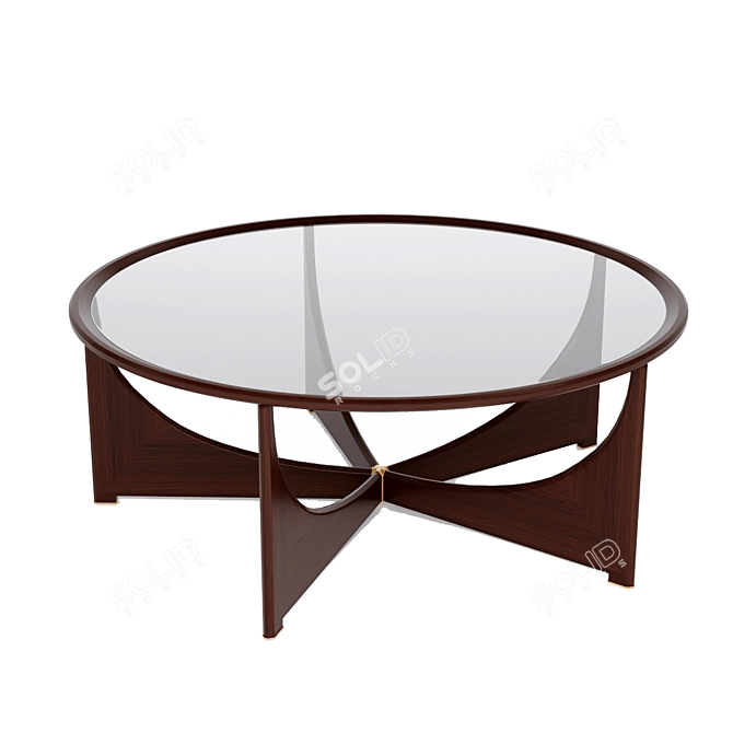 Elegant Dana Small Coffee Table 3D model image 2