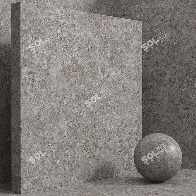 Seamless Stone Material Set 3D model image 4