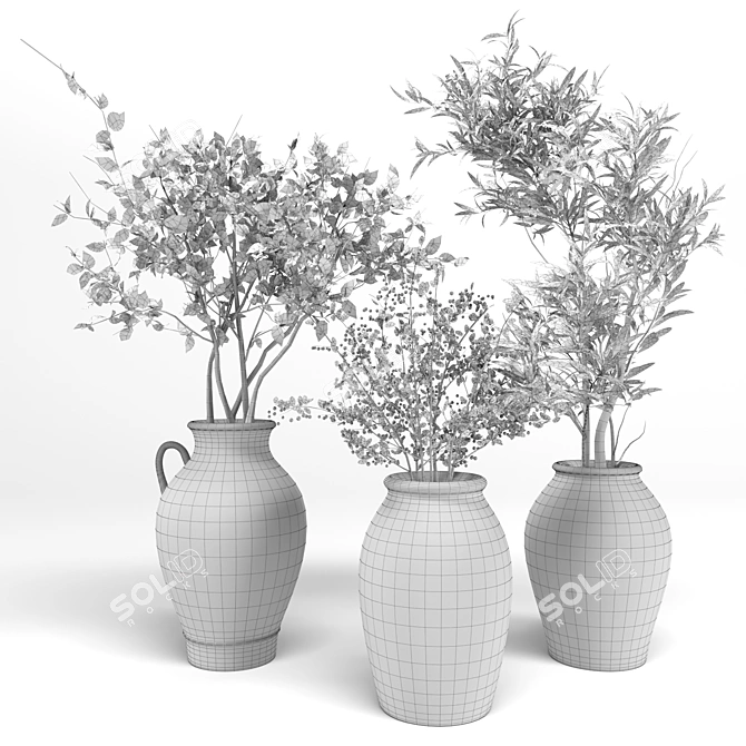 Indoor Plant Collection: 3DSMax Compatible 3D model image 5