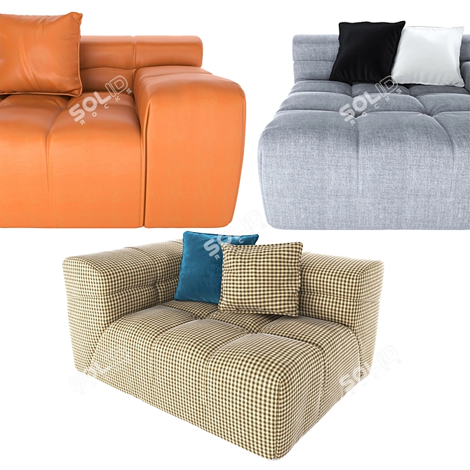 Modular Comfort Sofa 3D model image 2
