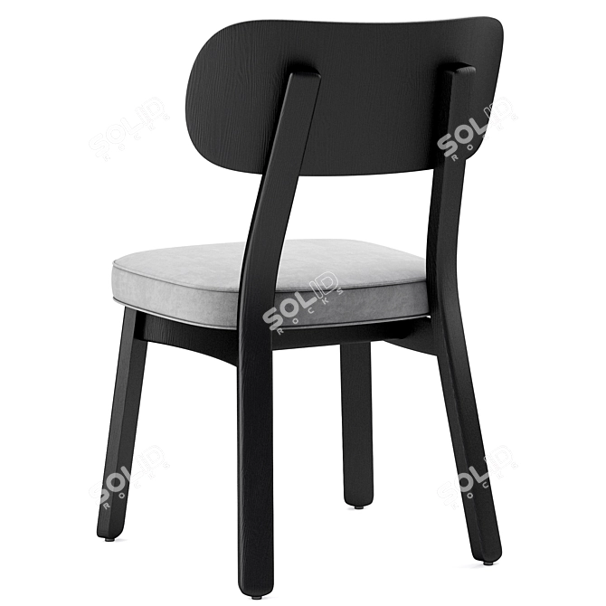 Elegant Evelin Porada Chair: Stylish and Modern 3D model image 4
