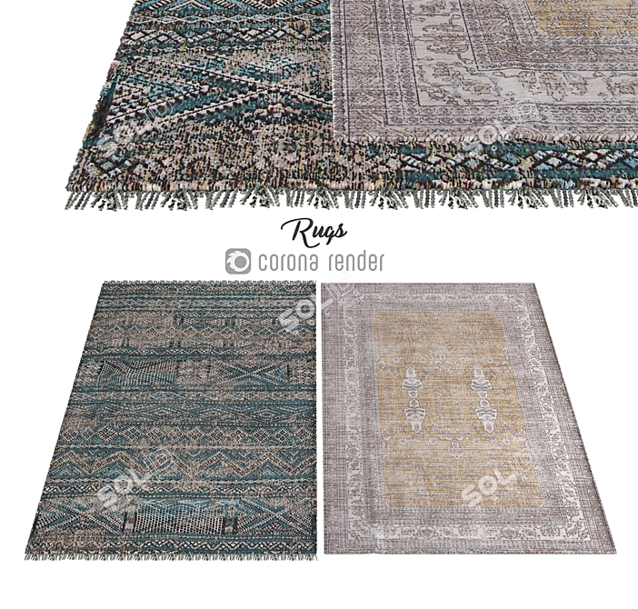 Luxury Carpets: Premium Quality 3D model image 1