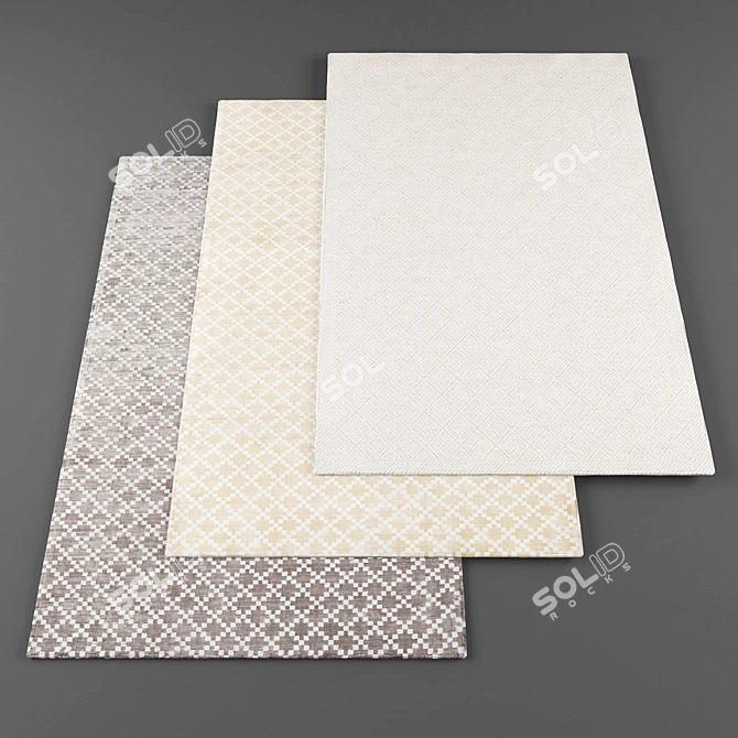 High Resolution Carpets Bundle 3D model image 1