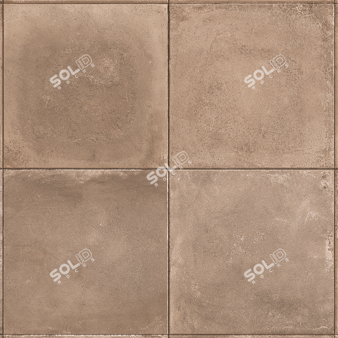 Flaviker Backstage Spicy 60x60 - Versatile Multi-Texture Floor 3D model image 2