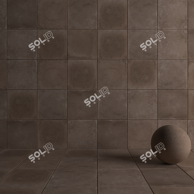 Flaviker Backstage Spicy 60x60 - Versatile Multi-Texture Floor 3D model image 4