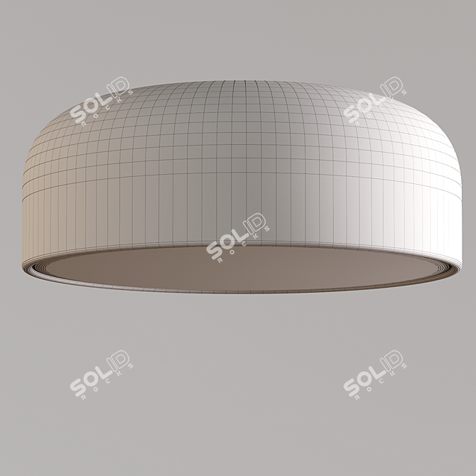 Sleek Ceiling Light: 48cm or 60cm, Multiple Colors | Aliexpress 3D model image 2