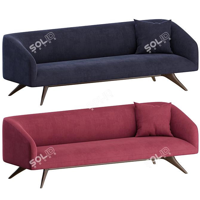 1955 Design Fifth Avenue Sofa 3D model image 1