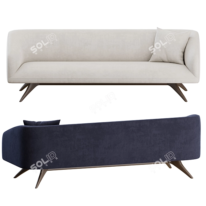 1955 Design Fifth Avenue Sofa 3D model image 4