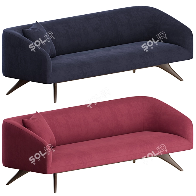 1955 Design Fifth Avenue Sofa 3D model image 5