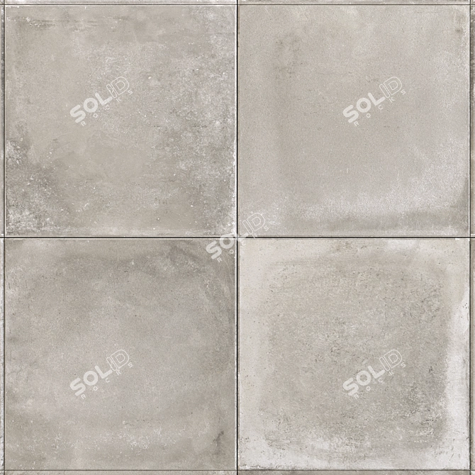 Flaviker Backstage Tan 60x60: Multi-Texture Floor Solution 3D model image 2