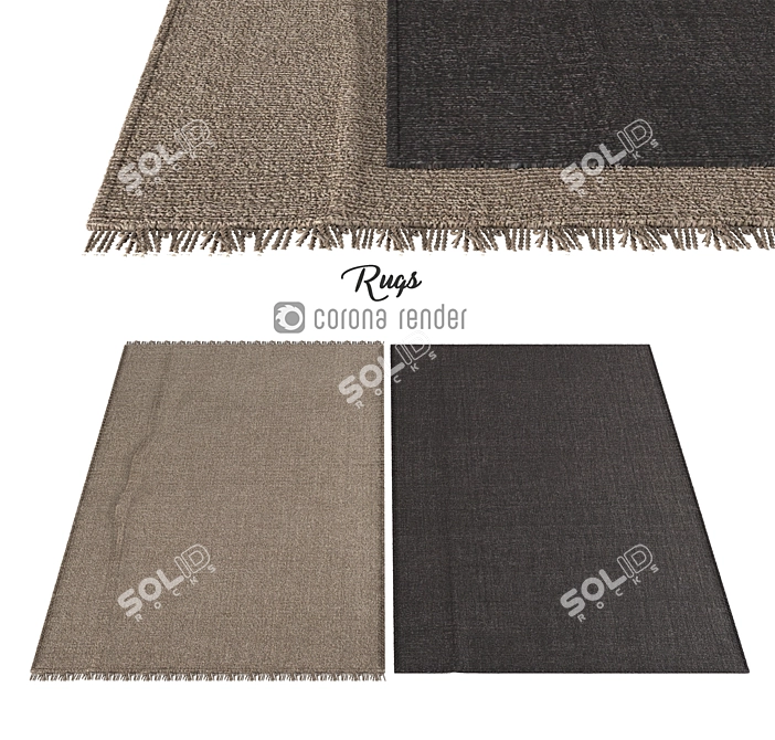 Luxury Floor Carpets 3D model image 1