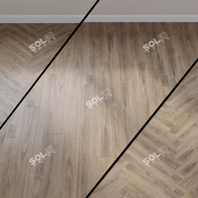 CozyPlace Wineo 600 Wood Vinyl Flooring 3D model image 1