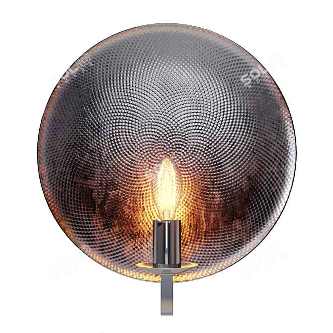 Copper Glow Wall Lamp 3D model image 3