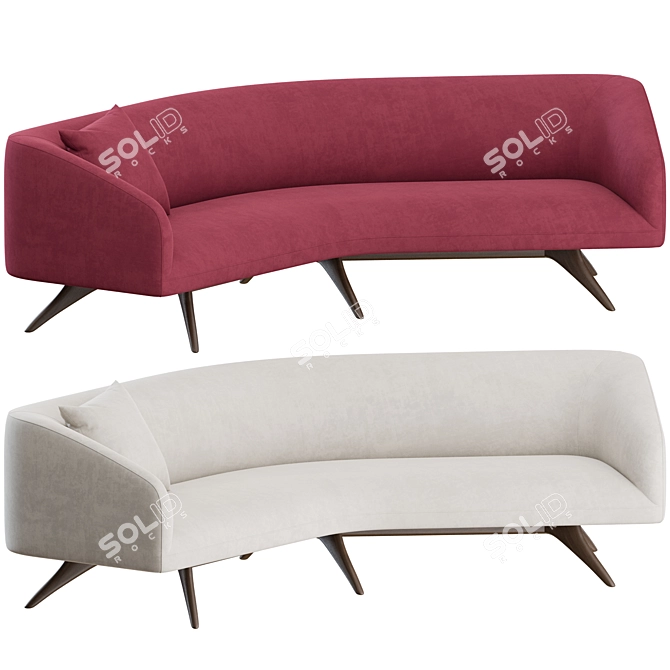 Vladimir Kagan Fifth Avenue Sofa 3D model image 2