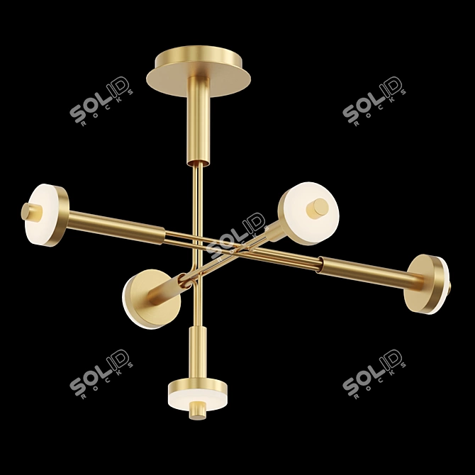 Elegant LED Pendant Lamp - Lampatron AMARILIS 3D model image 2