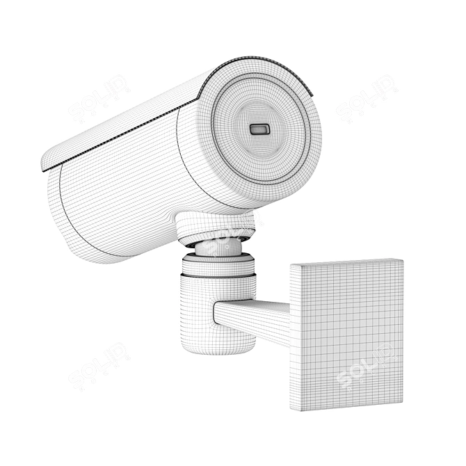 SecureEye Surveillance Camera 3D model image 4