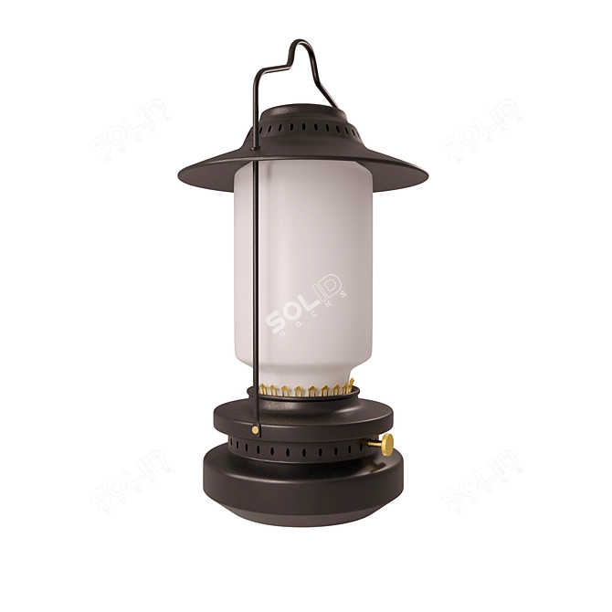 Modern Adjustable LED Table Lamp 3D model image 2