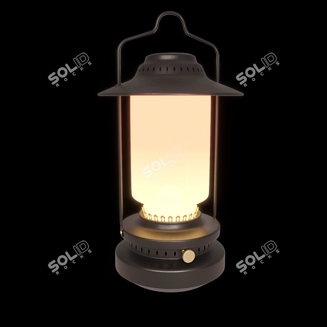 Modern Adjustable LED Table Lamp 3D model image 3
