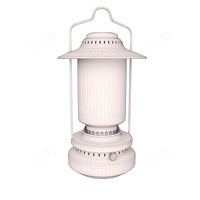 Modern Adjustable LED Table Lamp 3D model image 4