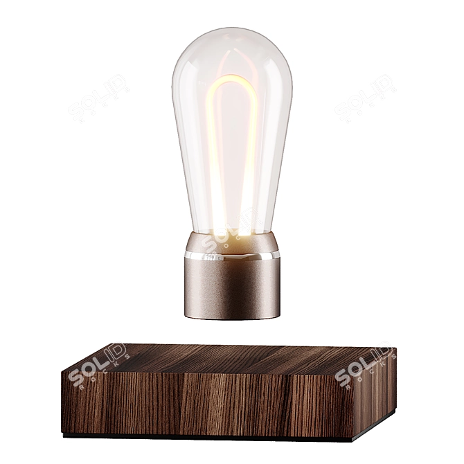 FLYTE Levitating Lamp: Innovative Illumination 3D model image 3