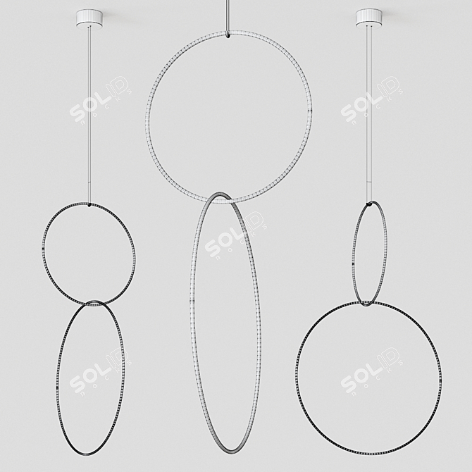 Flos Arrangements Round Pendant 3D model image 2