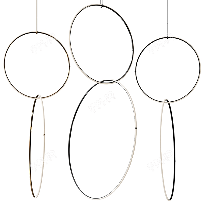 Flos Arrangements Round Pendant 3D model image 3