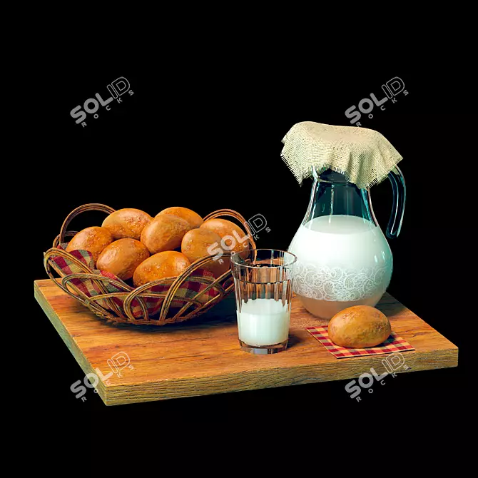 Ethereal Moments: Captivating Still Life 3D model image 1