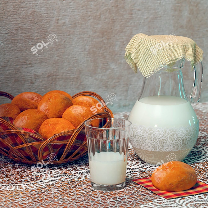 Ethereal Moments: Captivating Still Life 3D model image 2