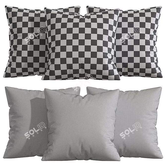 Stylish Pillow Decor for Your Home 3D model image 2
