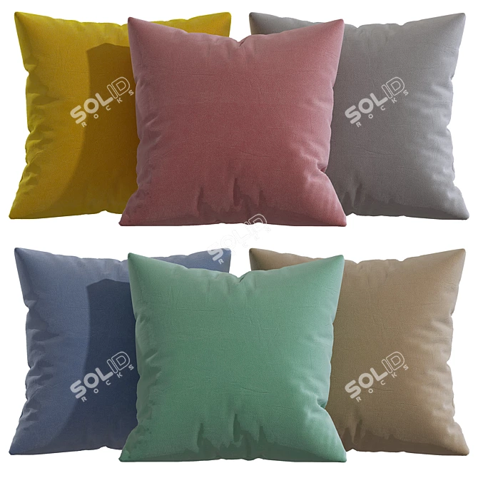 Pillow Decor: Elegant Home Accent 3D model image 1