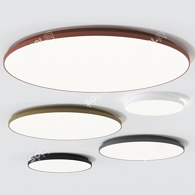 Minimalistic-Y7/X7 Ceiling Lamp by Lightnet 3D model image 1