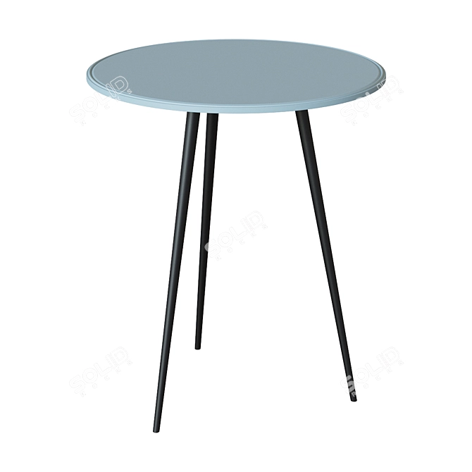 Scant Light Blue Side Table 3D model image 1