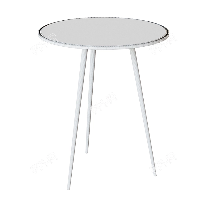 Scant Light Blue Side Table 3D model image 2